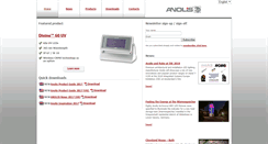 Desktop Screenshot of anolislighting.com