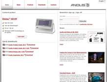 Tablet Screenshot of anolislighting.com